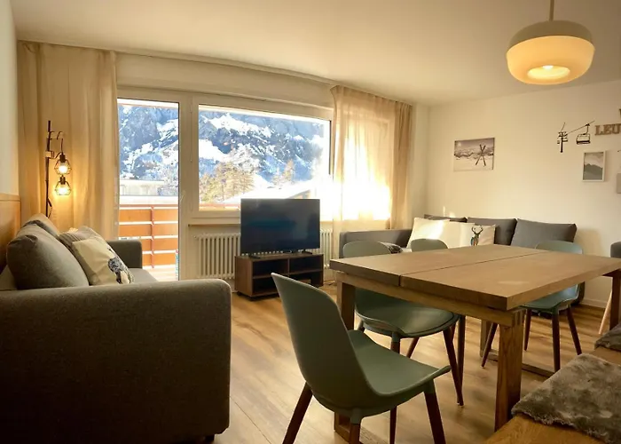 Large 1 Bedroom - Free Parking - Dream Views- Apartment Leukerbad